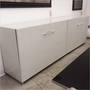 white lacquer sideboard
