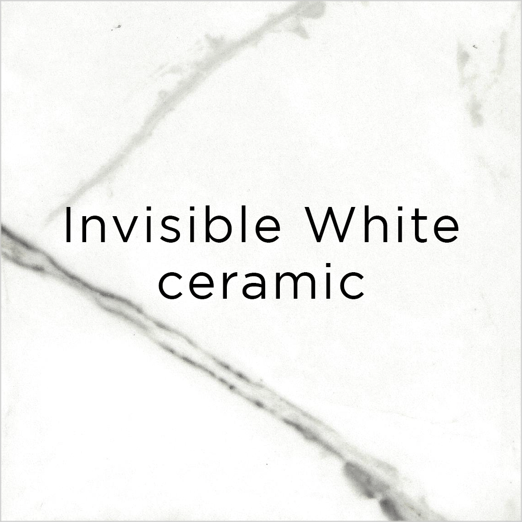 invisible white ceramic swatch