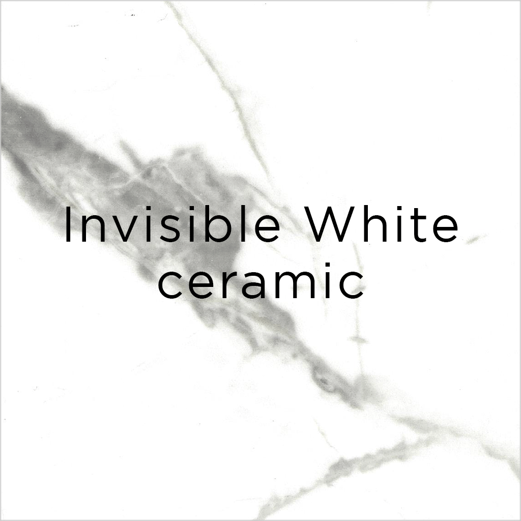 invisible white ceramic swatch