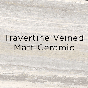 travertine veined matt ceramic swatch