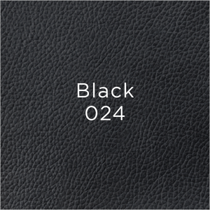 black leather swatch