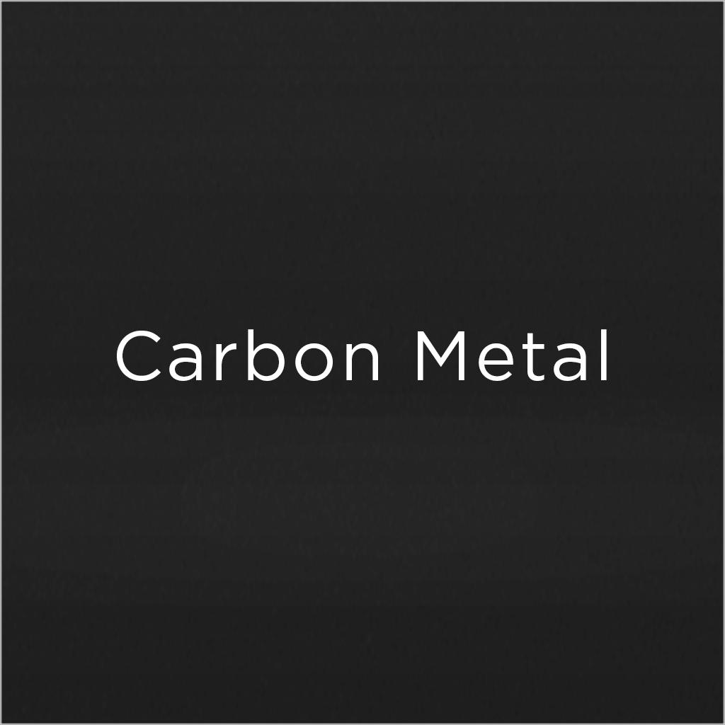 carbon powder-coated metal swatch