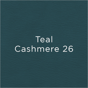teal cashmere fabric swatch