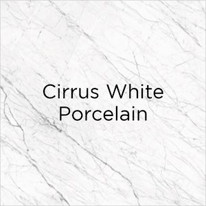 cirrus white porcelain swatch