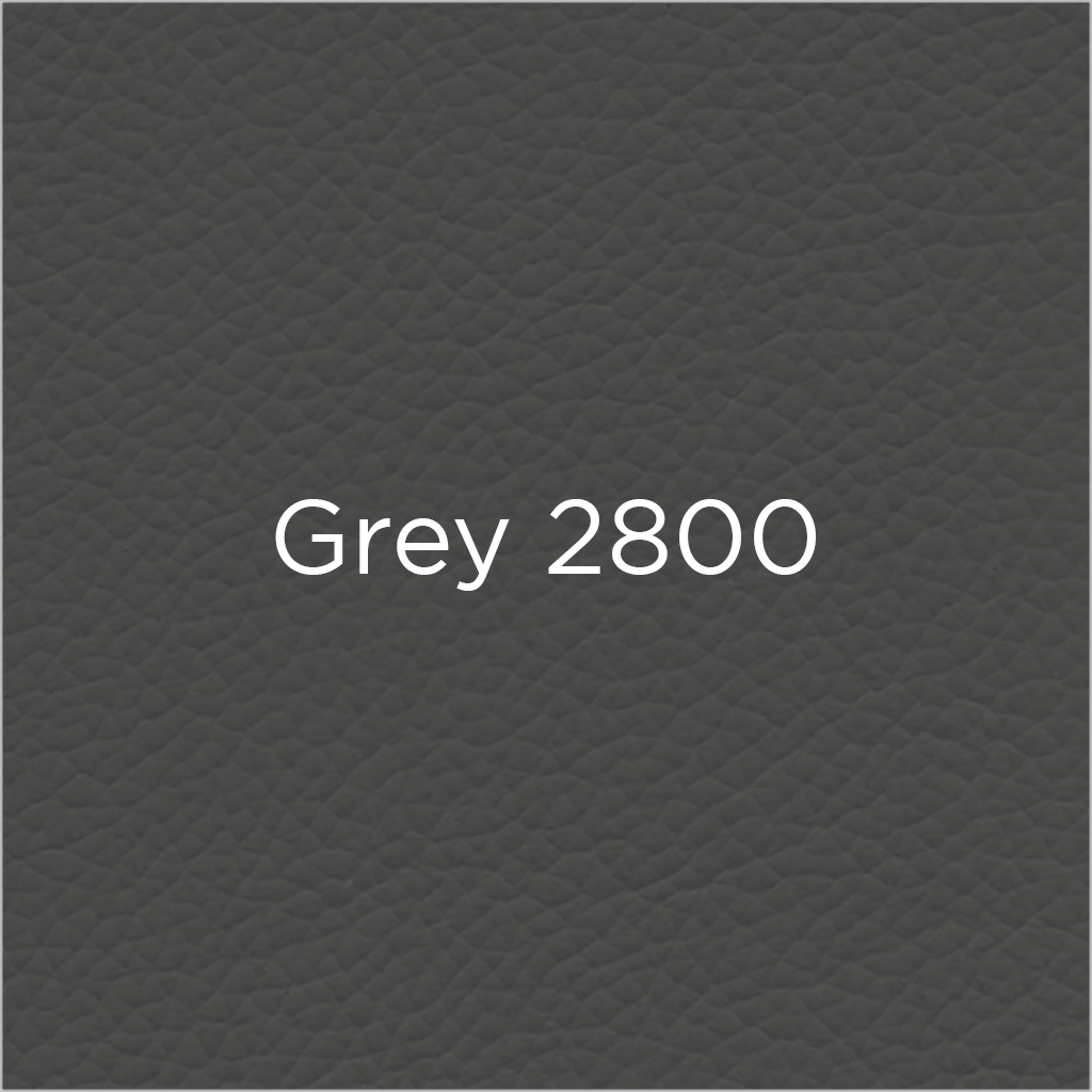 grey leather swatch
