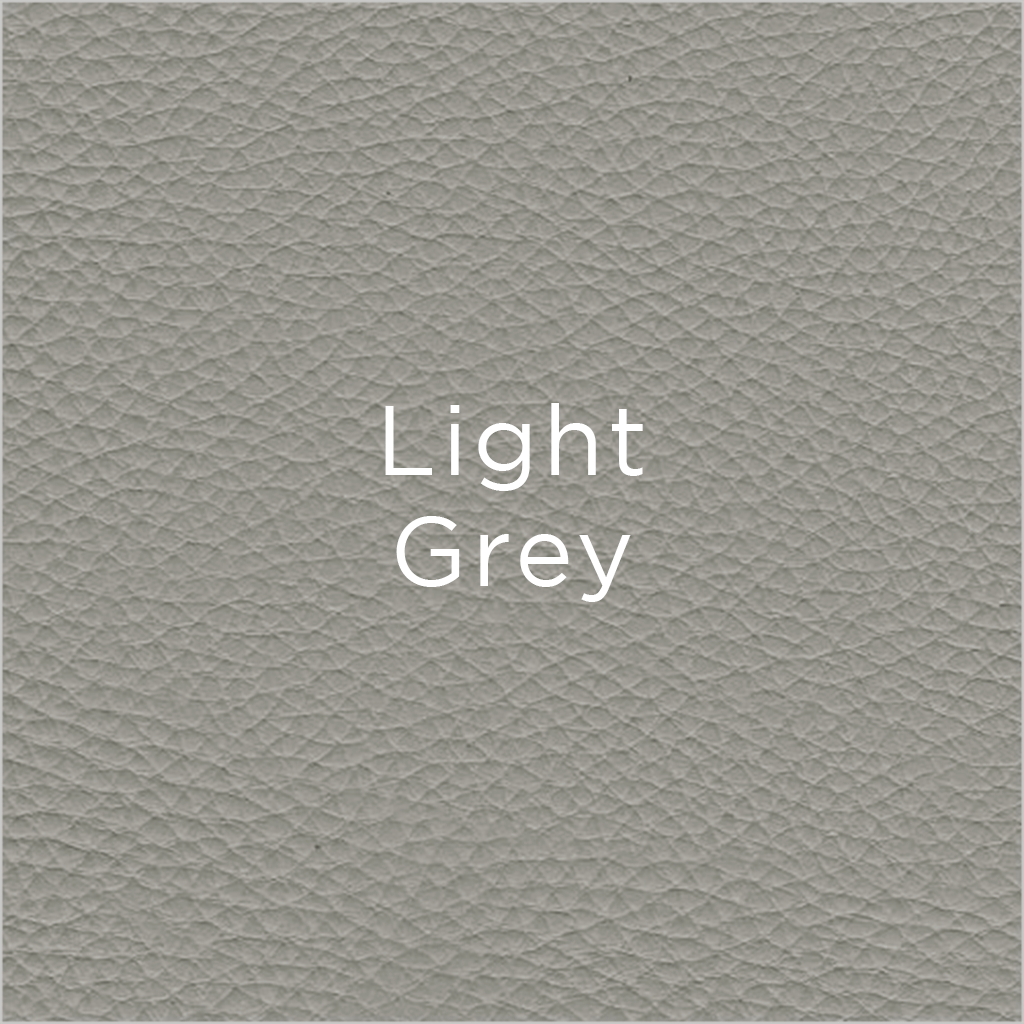 light grey leather swatch