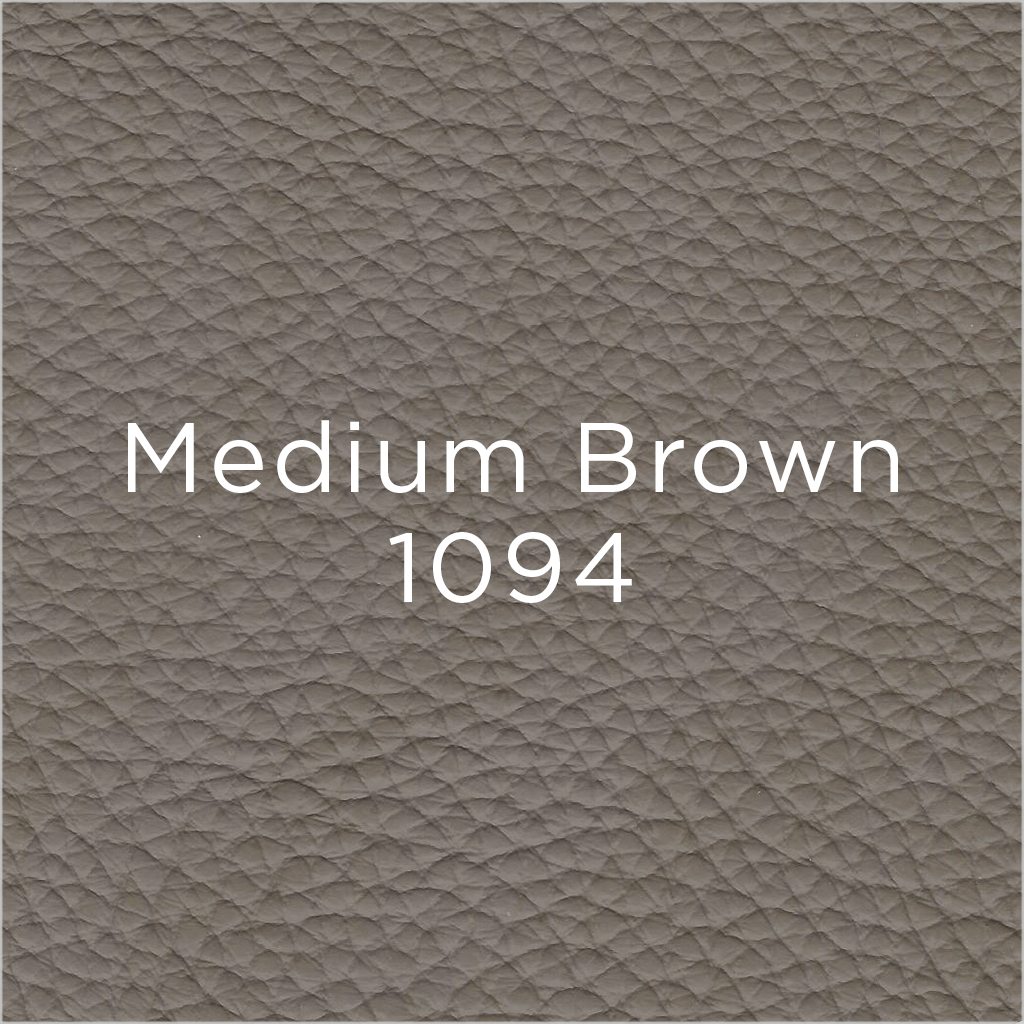 medium brown leather swatch