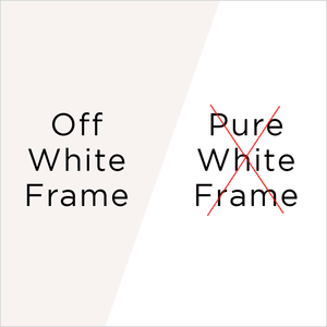 off-white vs. pure white color swatch