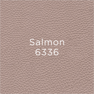 salmon leather swatch