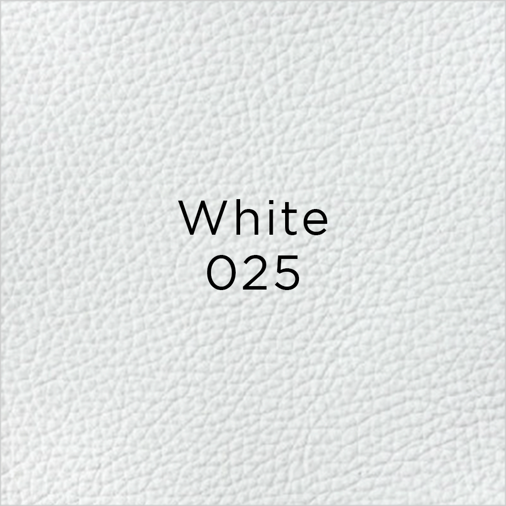 white leather swatch